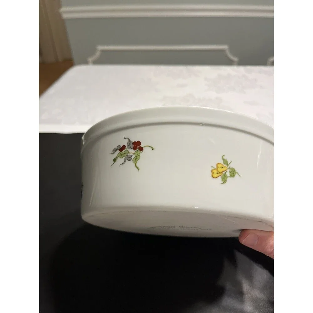 Georges Briard Woodland Melody Birds Round Casserole Serving Oven To Table